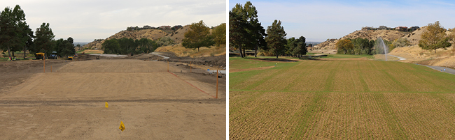 View from 13 Tee During Construction