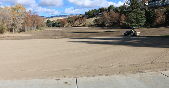Lower Driving Range Tee After Construction